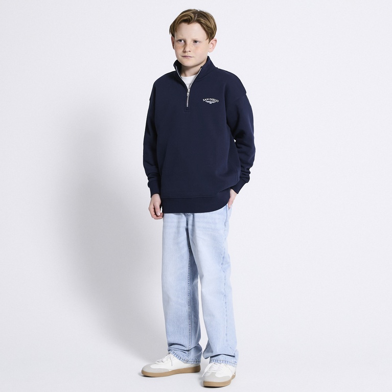 Half-zip sweatshirt "Clarkson" Navy 2